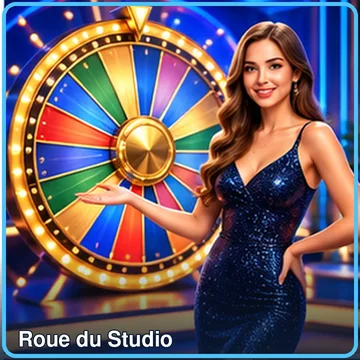 Roue du Studio — illustration de jeu DudeSpin Casino