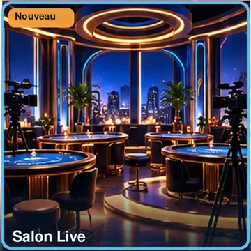 Salon Live — illustration de jeu DudeSpin Casino