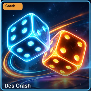 Dés Crash — illustration de jeu DudeSpin Casino