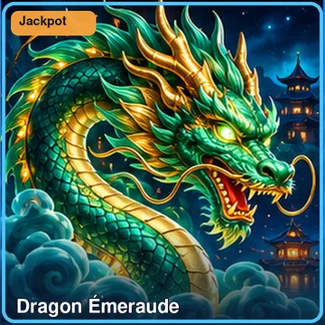Dragon Émeraude — illustration de jeu DudeSpin Casino